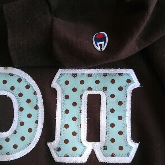 AOPI Letters Champion Hoodie - Picture 5 of 8